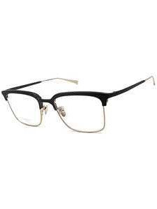 Masunaga Rectangular Black Optical Frames With Premium Metal And Titanium Construction