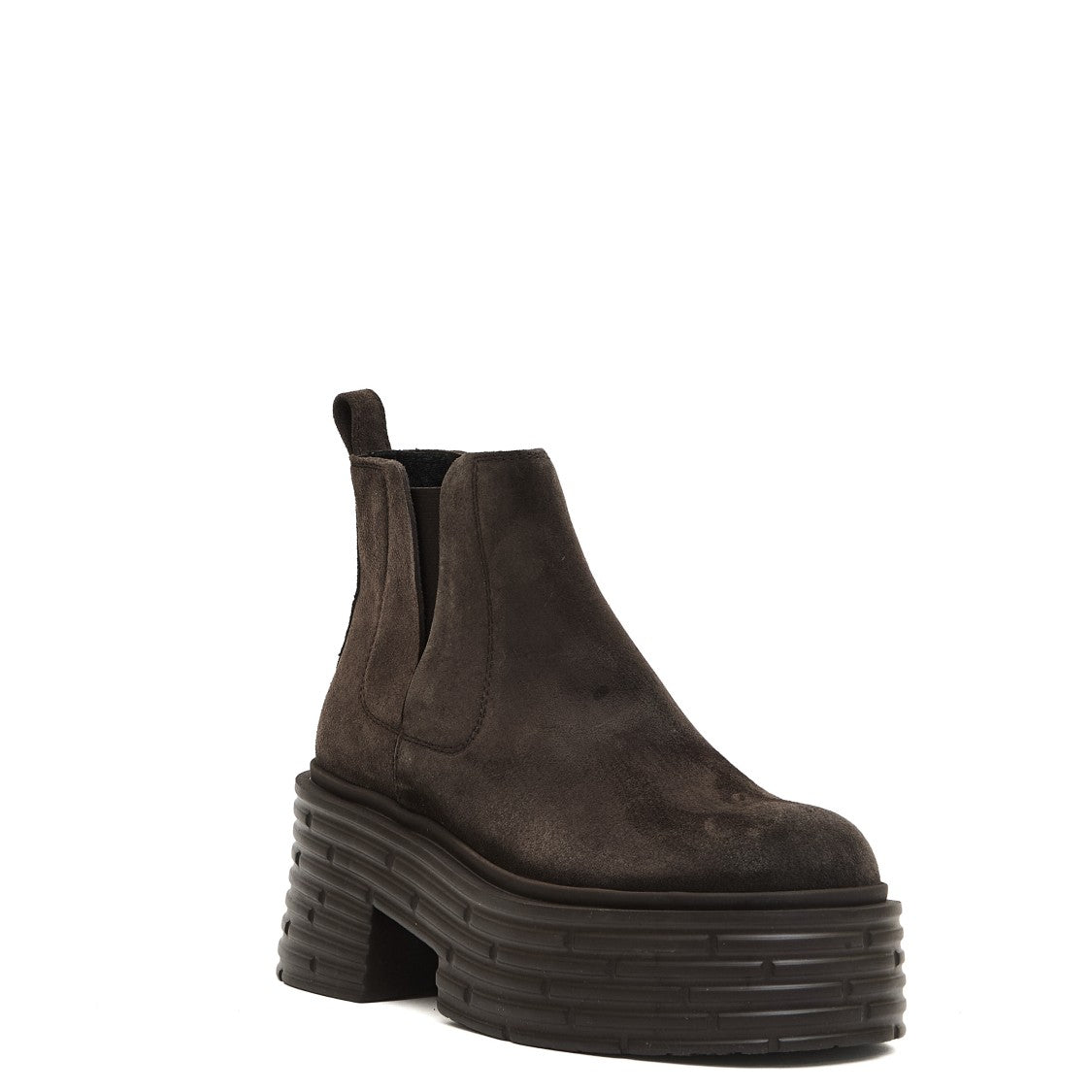 Agl Water-Resistant Suede Chunky Platform Ankle Boots