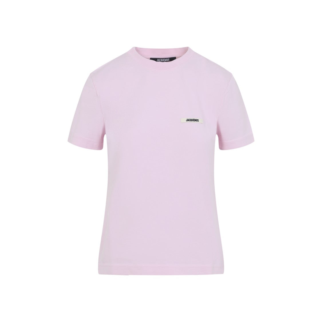 Jacquemus Minimalist Cotton T-Shirt With Logo Patch