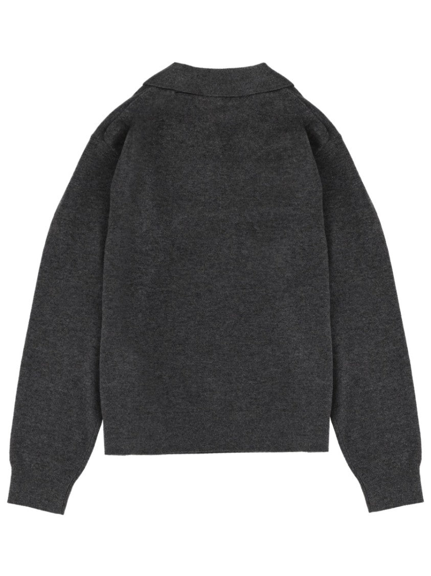 The Garment Knit Como Wool-Cashmere Long-Sleeved Polo Shirt