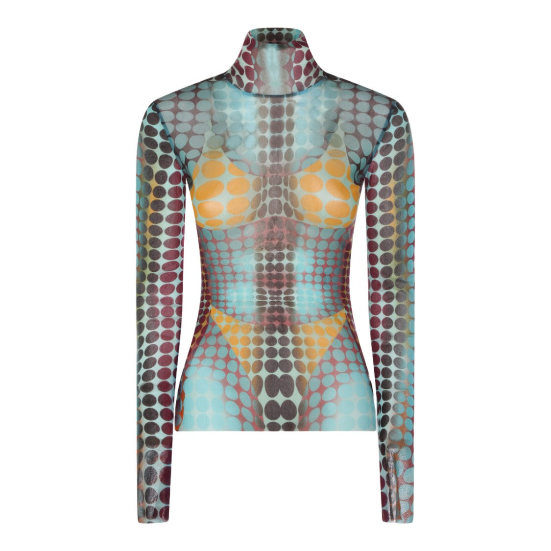 Jean Paul Gaultier Long-Sleeved Fitted Top