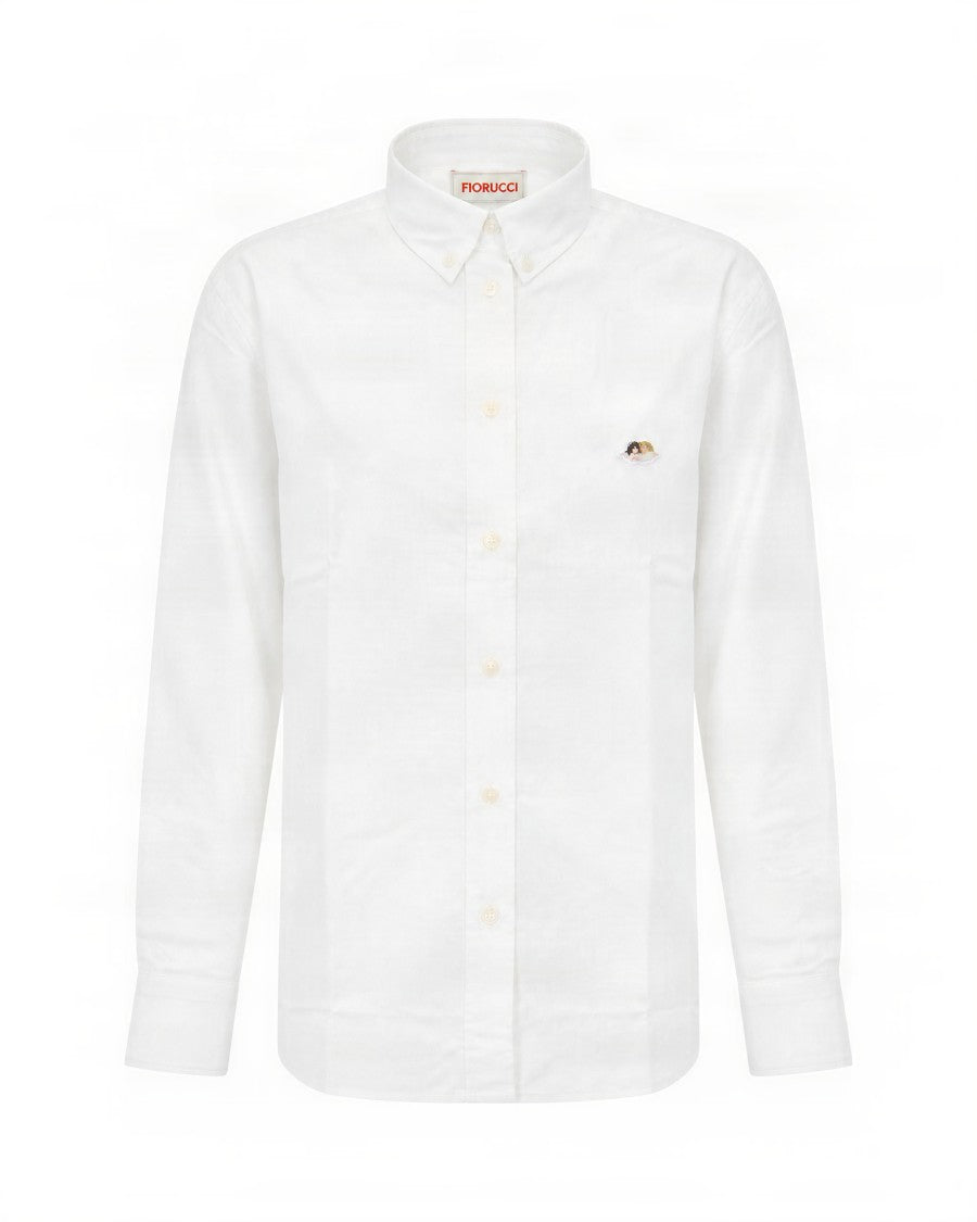 Fiorucci White Poplin Cotton Shirt