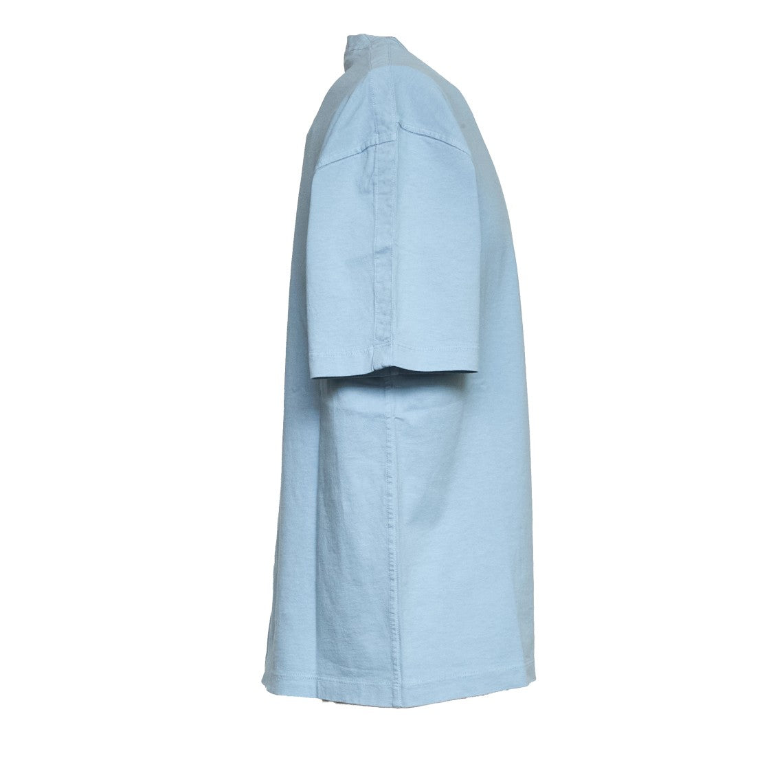 Stone Island Embroidered White Logo Casual T-Shirt