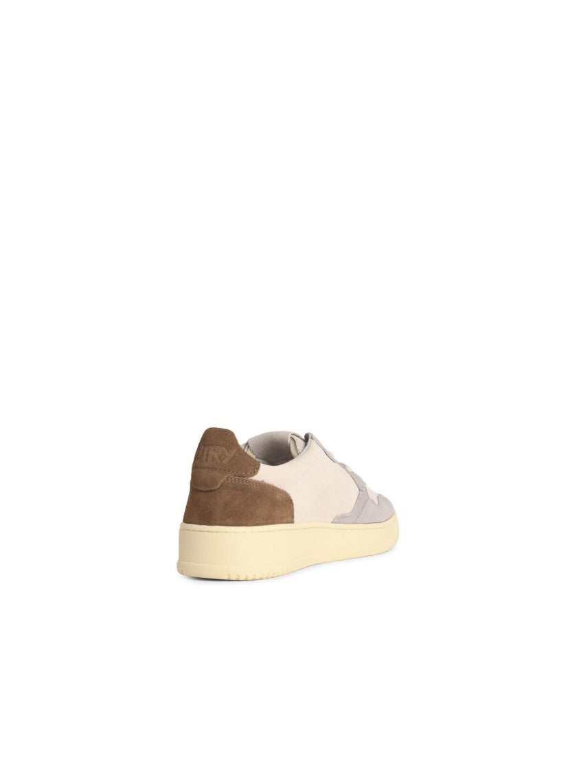 Autry 'Medalist Low' Grey Suede Sneakers