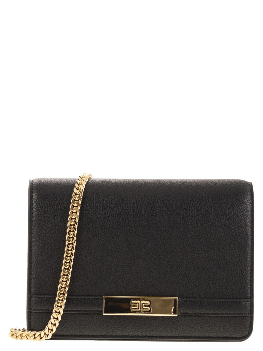 Elisabetta Franchi Shoulder Strap With Groumette Chain
