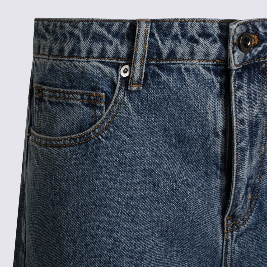 Self-Portrait Blue Cotton Jeans