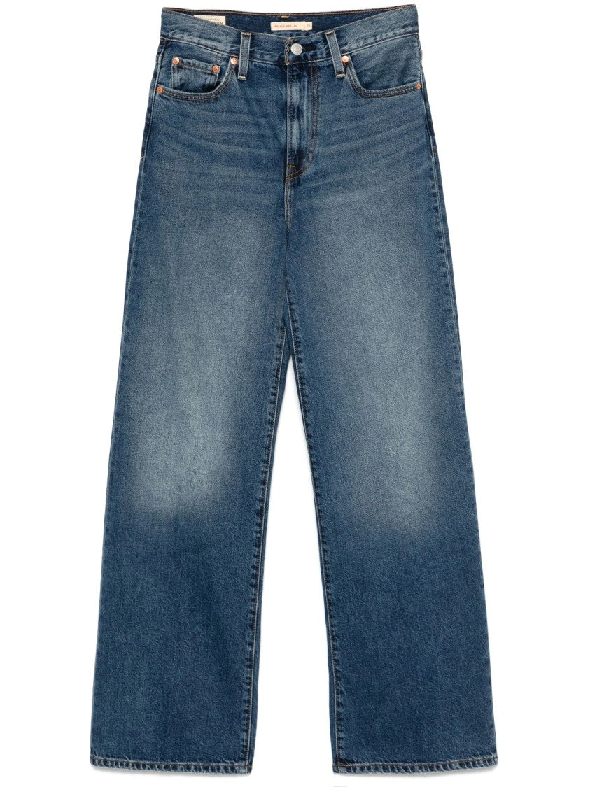 Levi's Ribcage Wide Leg H223 Cropped Jeans