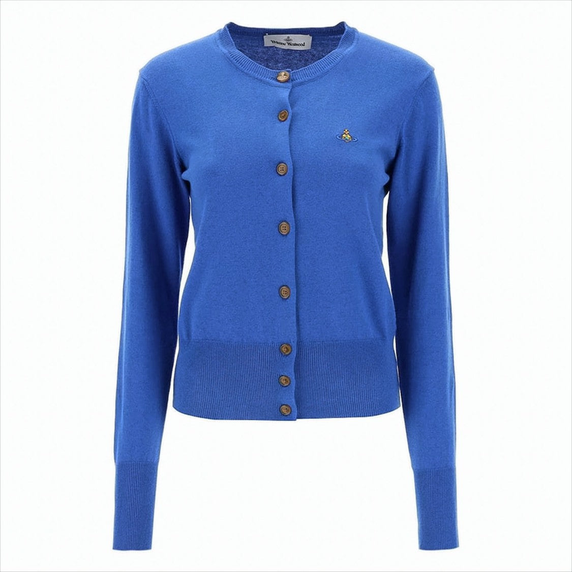 Vivienne Westwood Button-Down Blended Cardigan With Ribbed Hem