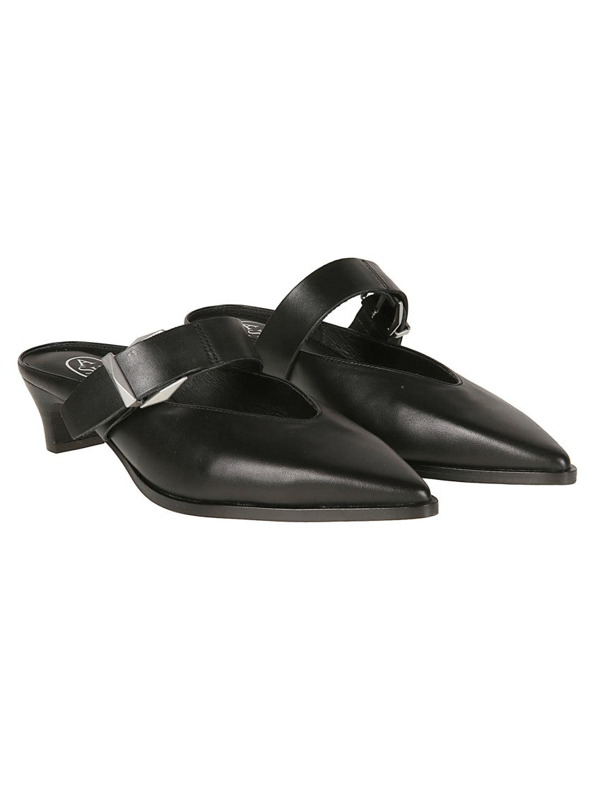 Ash Tessa Pointed Toe Leather Mules