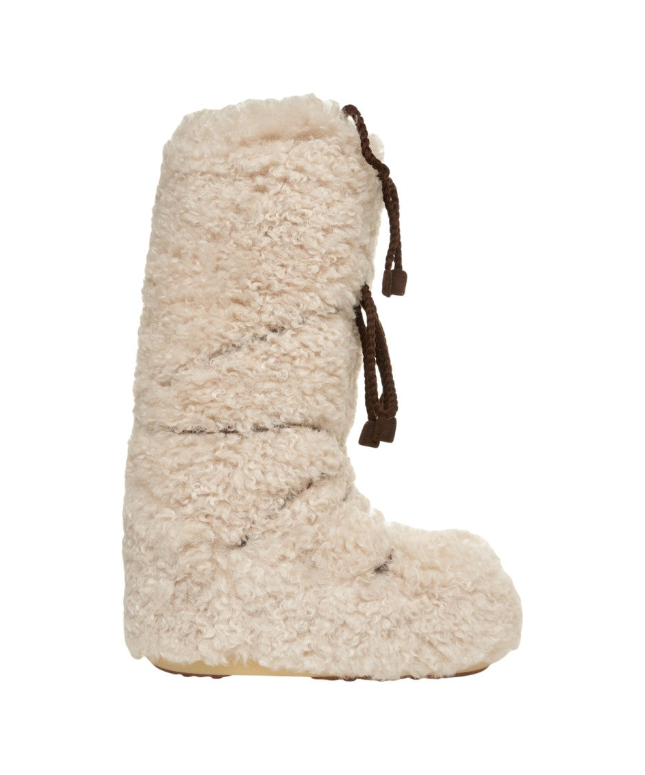 Moon Boot Icon Curly Extra' Sheepskin Boots