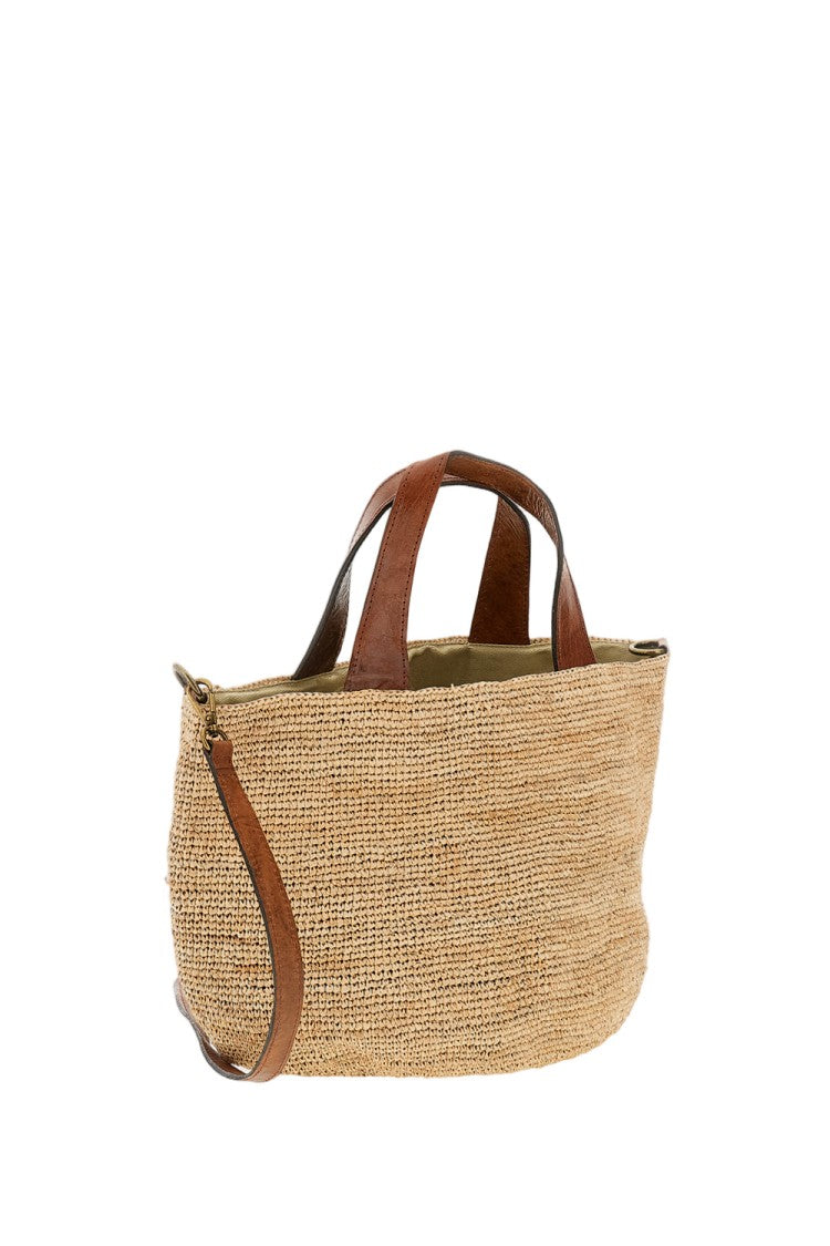 Ibeliv Beige Mirozy Raffia Bag