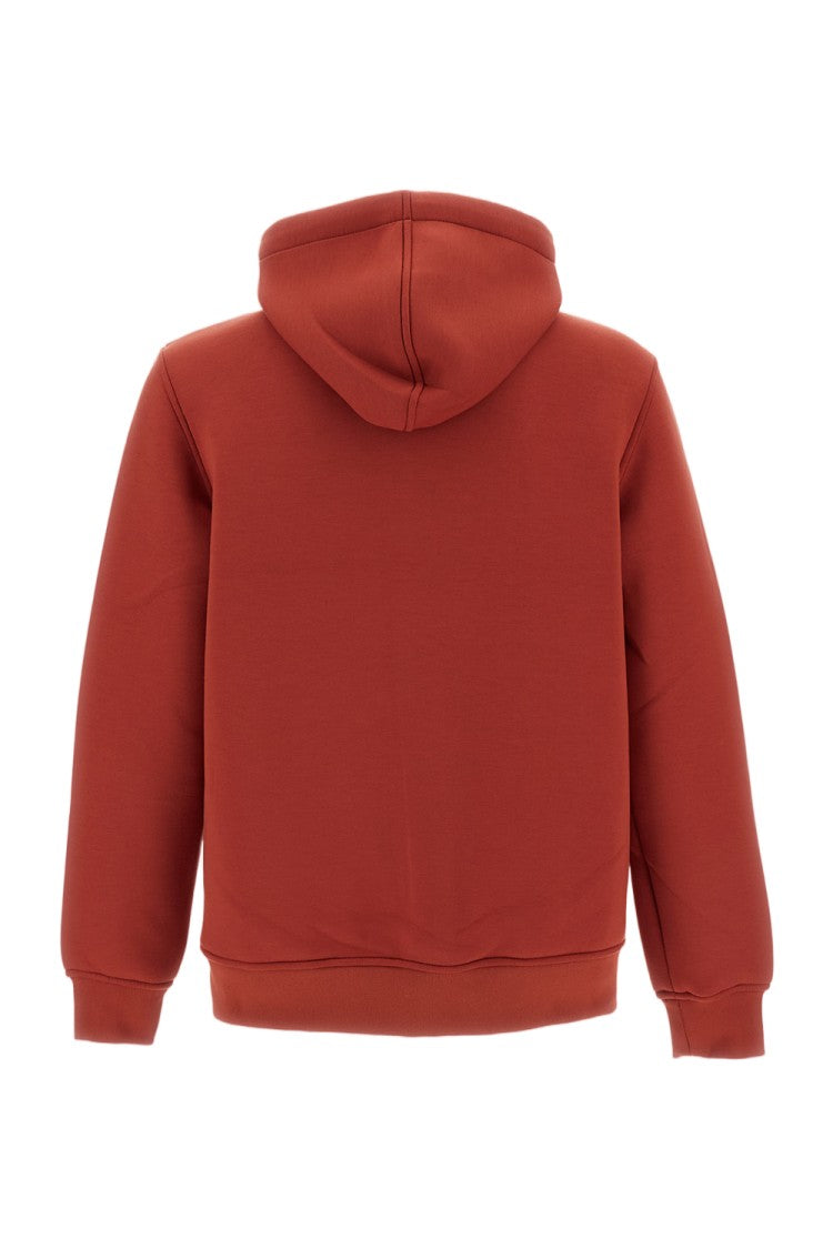 K-Way Red Rainer Spacer Scuba Hooded Zip-Through Knit