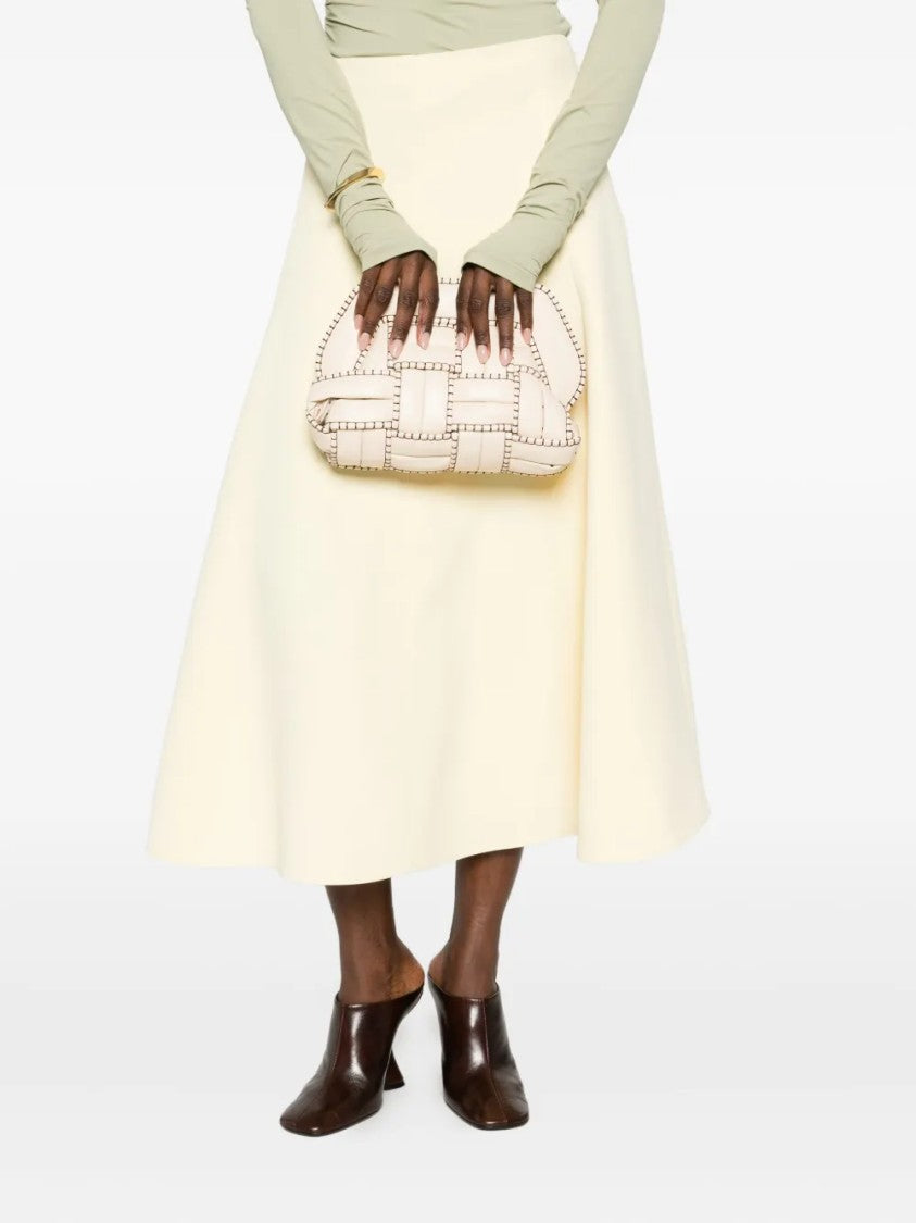 Themoirè Structured Minimalist Bag With Elegant Silhouette