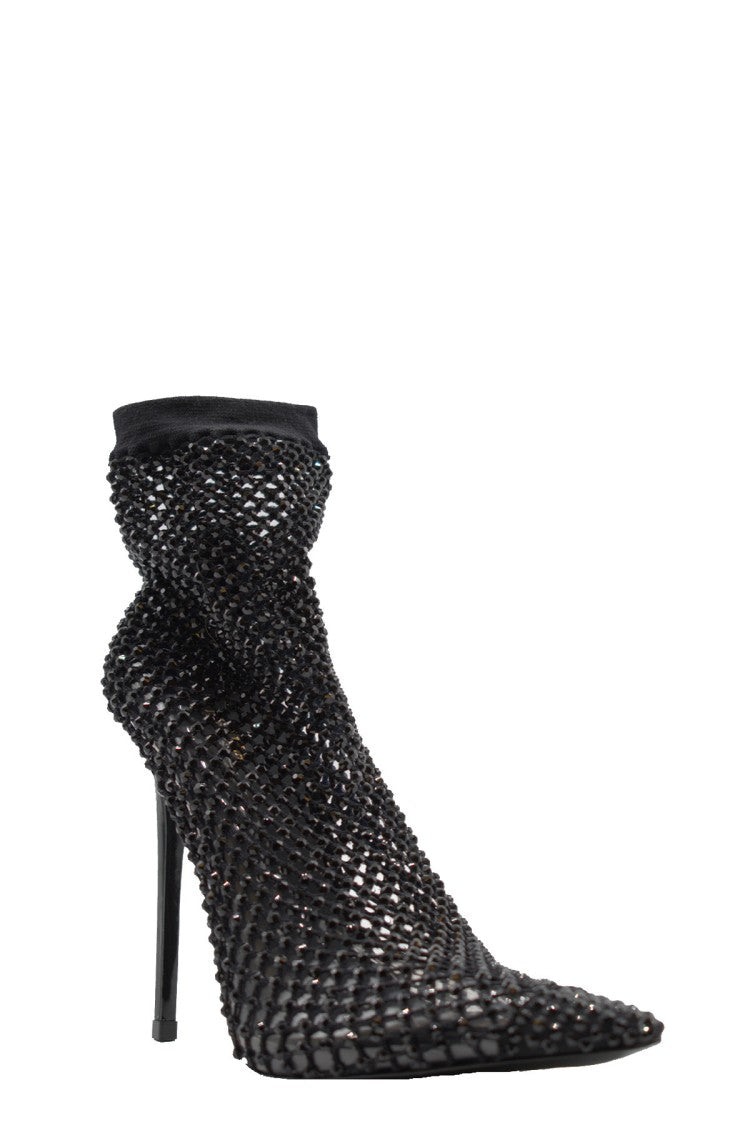Lesilla Black Calf Leather Pumps