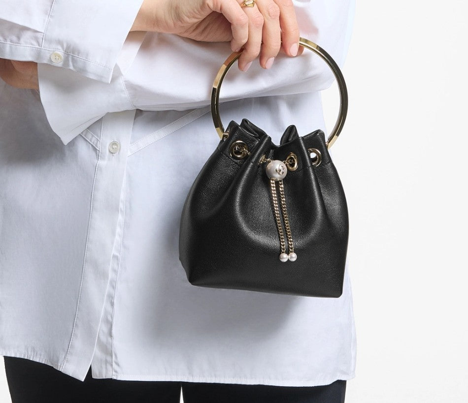 Jimmy Choo Structured Black Bag