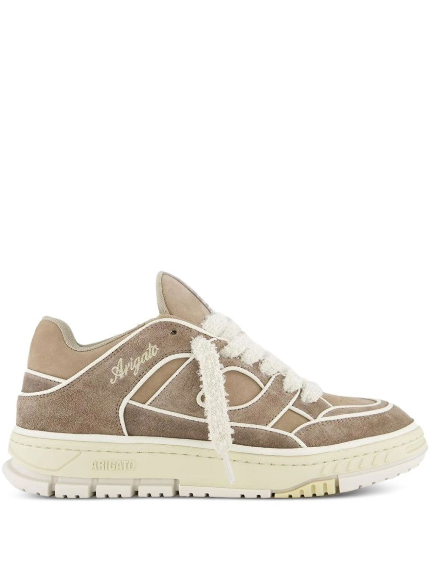 Axel Arigato Low-Top Sneakers With Leather And Suede Upper In Beige Tones