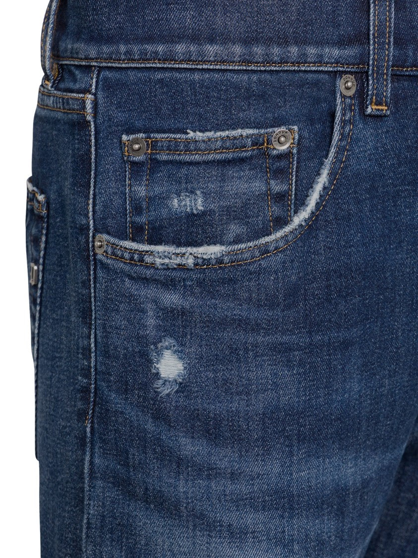Dondup Icon Medium-Dark Stretch Slim Jeans