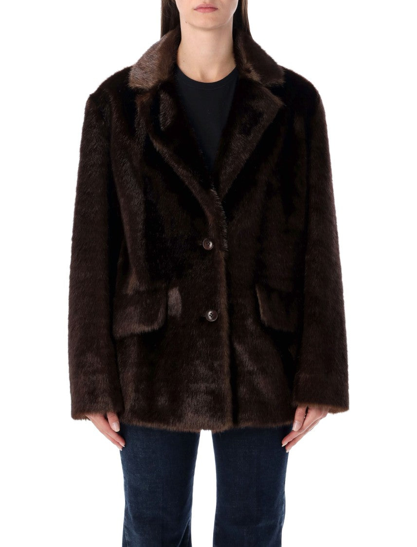 Stand Studio Evyn Eco Mink Jacket