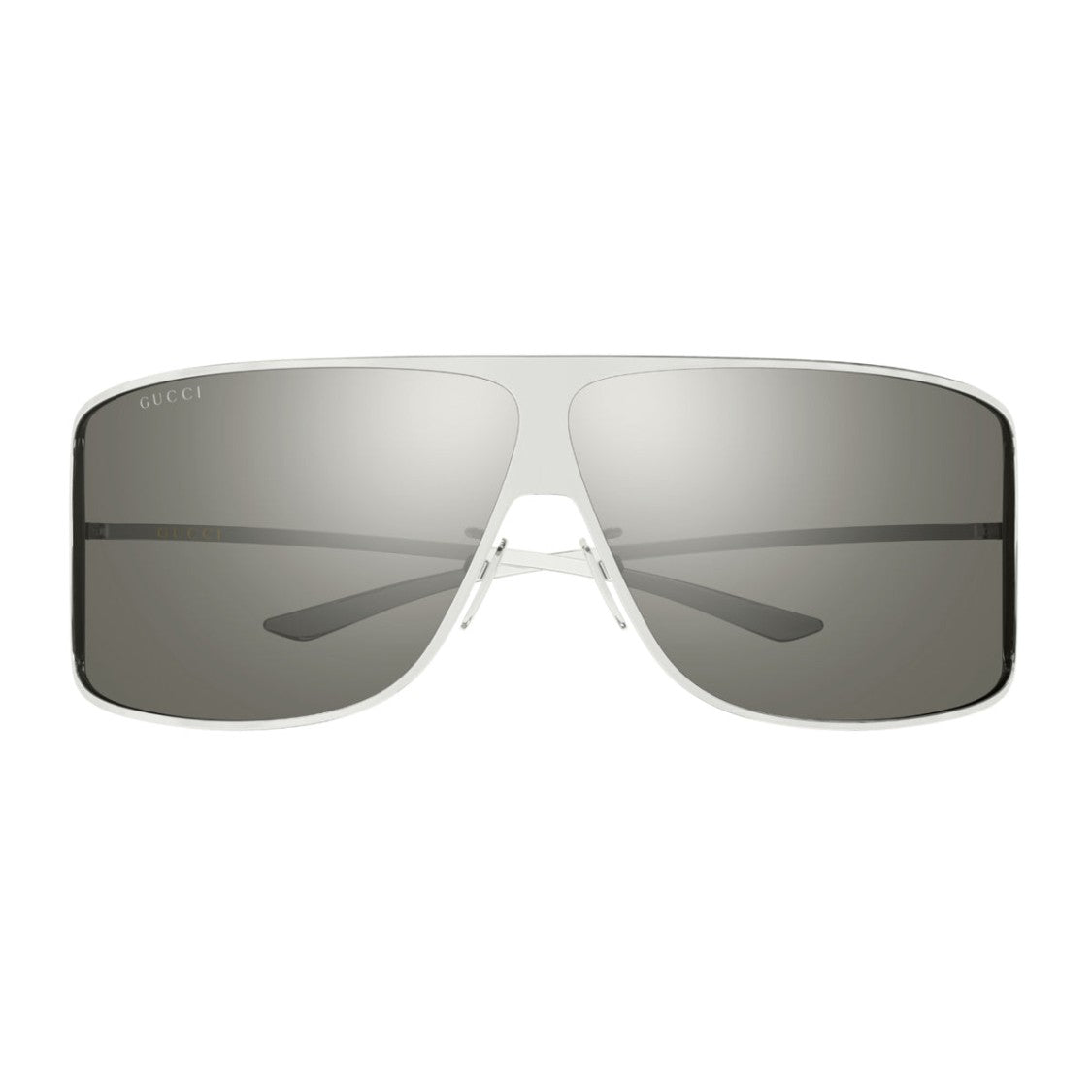 Gucci Silver Gg2276s Linea Institutional Logo Metal Sunglasses