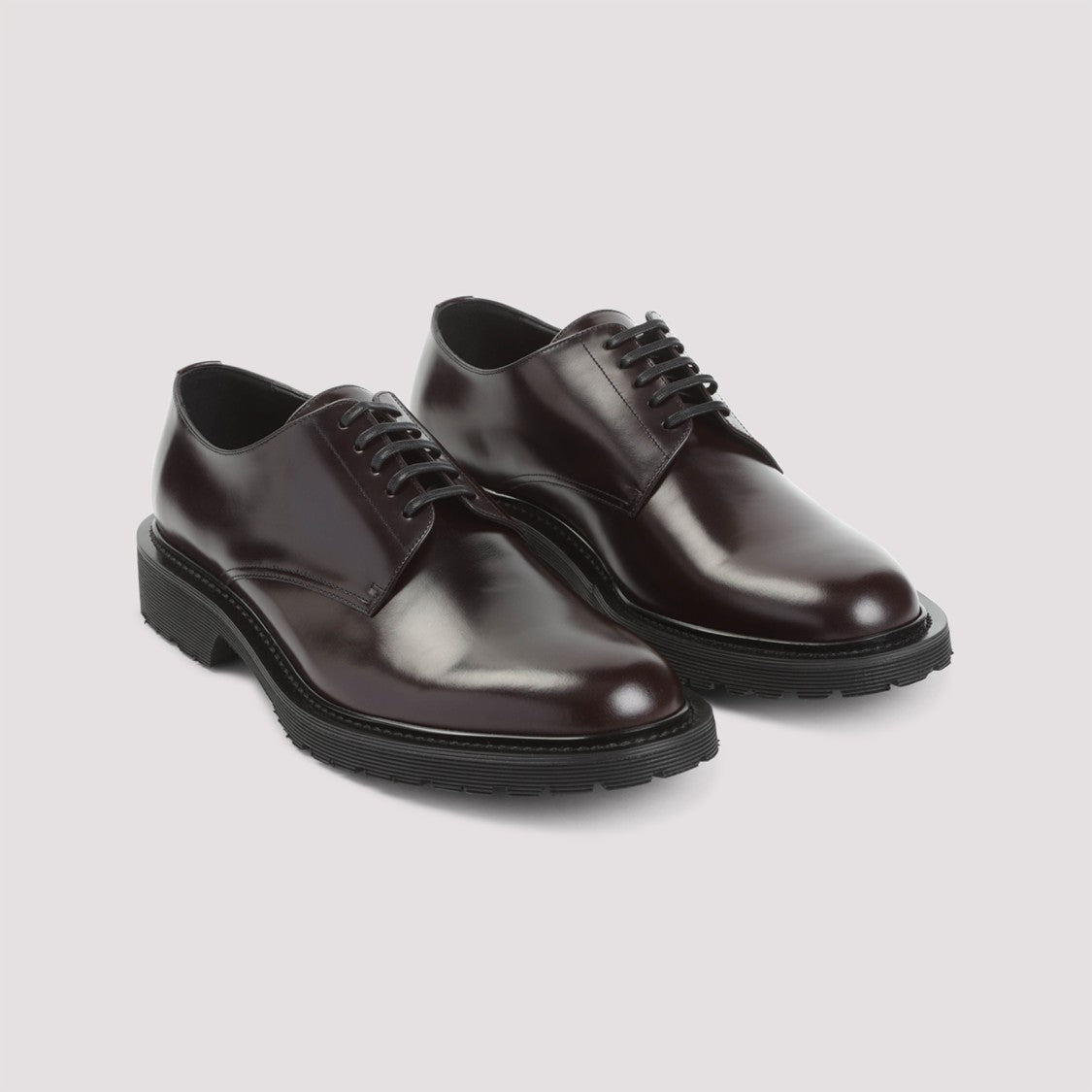 Saint Laurent Brown Leather Closed Shoes