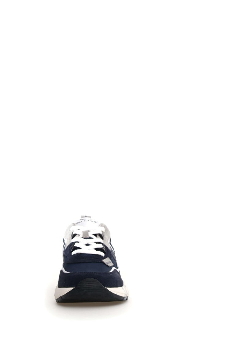 Voile Blanche Urban Sneakers With Distinctive Lacing