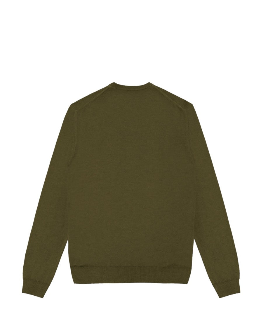 Colmar Originals Green Wool Crew Neck Sweater