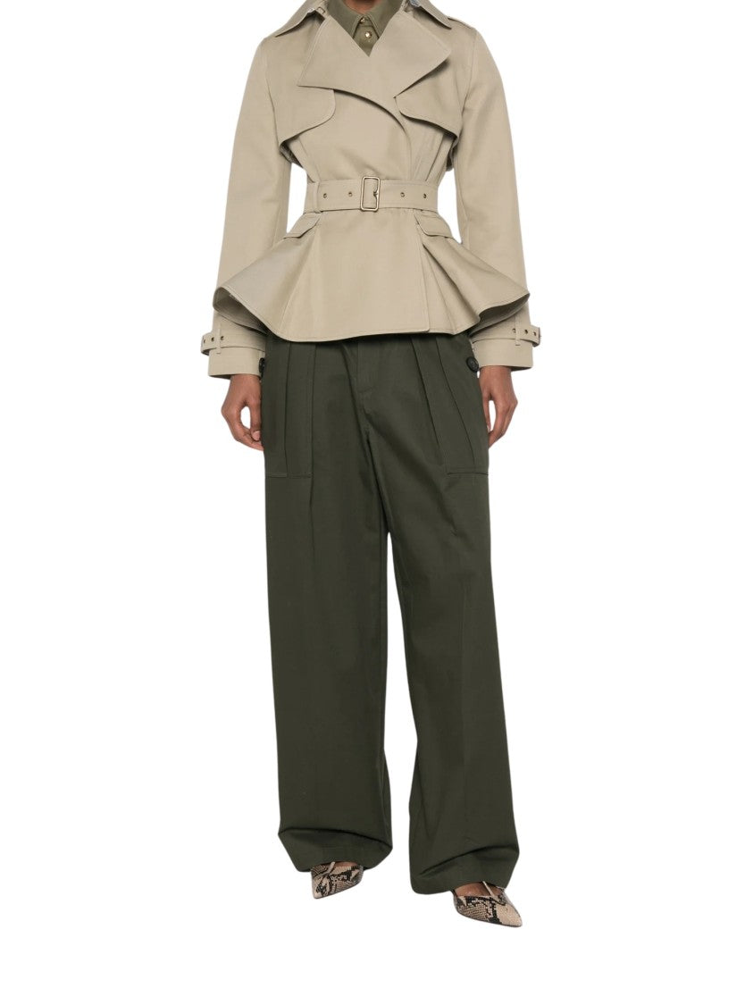 Burberry Beige Cotton Pembury Trench Coat