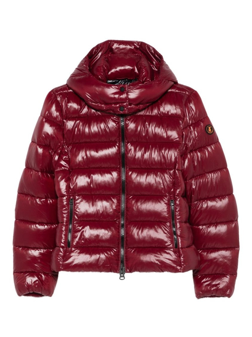 Save The Duck Cropped Puffer-Style Jacket With High Collar