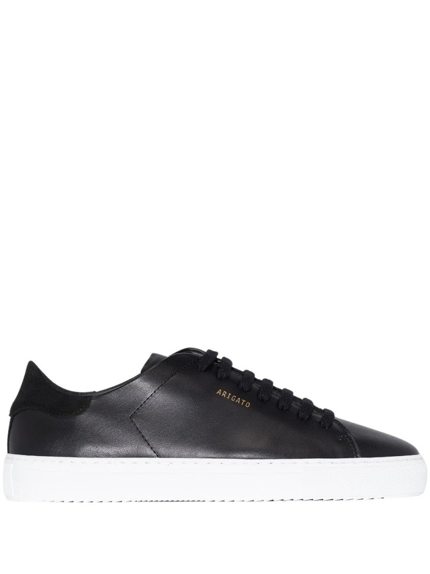 Axel Arigato Minimalist Black Leather Sneakers