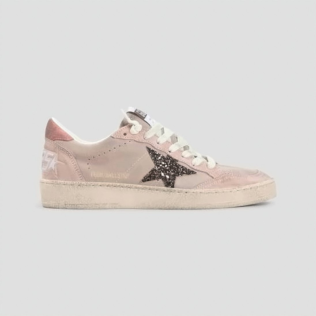Golden Goose Suede Low-Top Sneakers With Distressed Finish