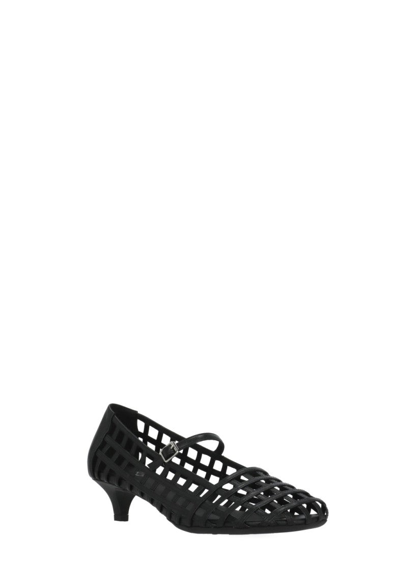 Ash Black Ego Cut-Out Pumps