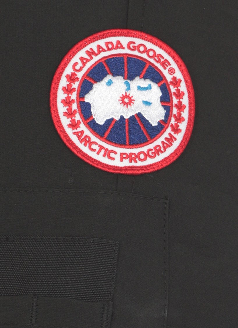 Canada Goose Black Tech Fabric Padded Down Jacket