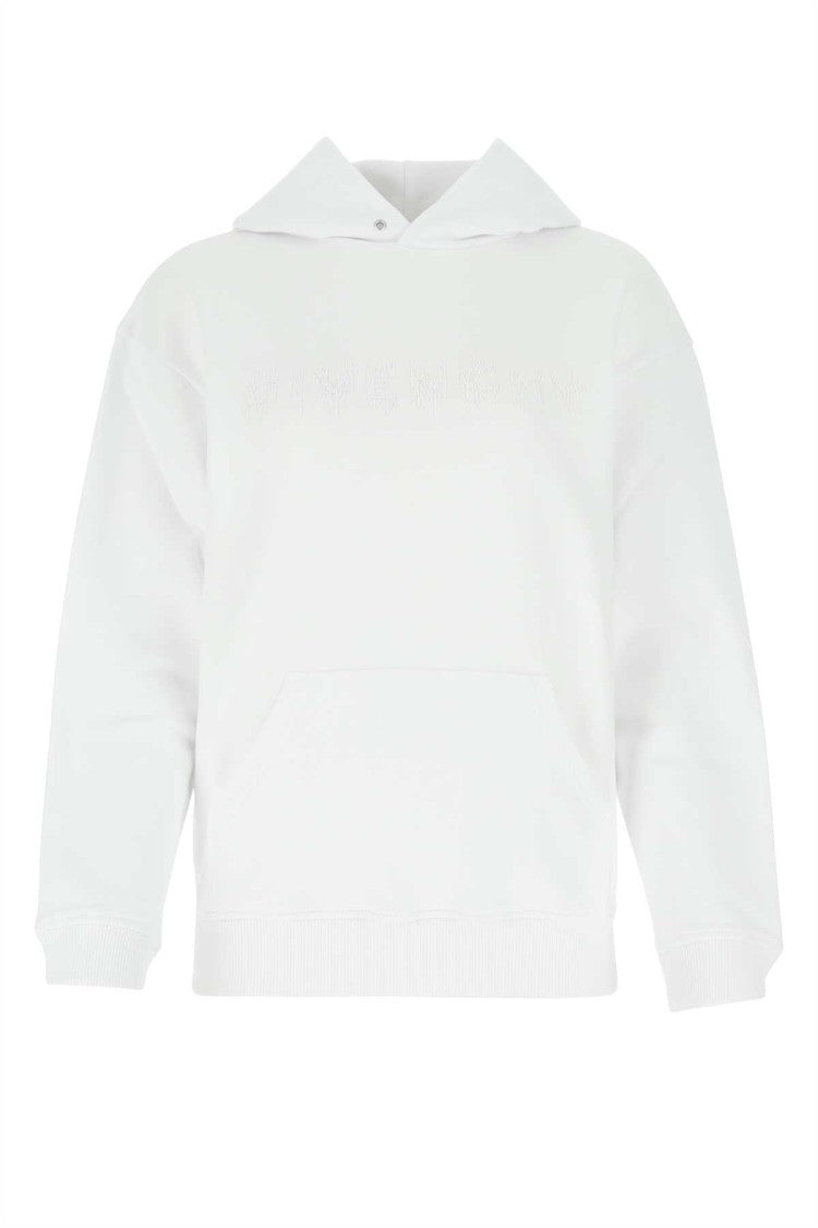 Givenchy White Cotton Oversize Sweatshirt