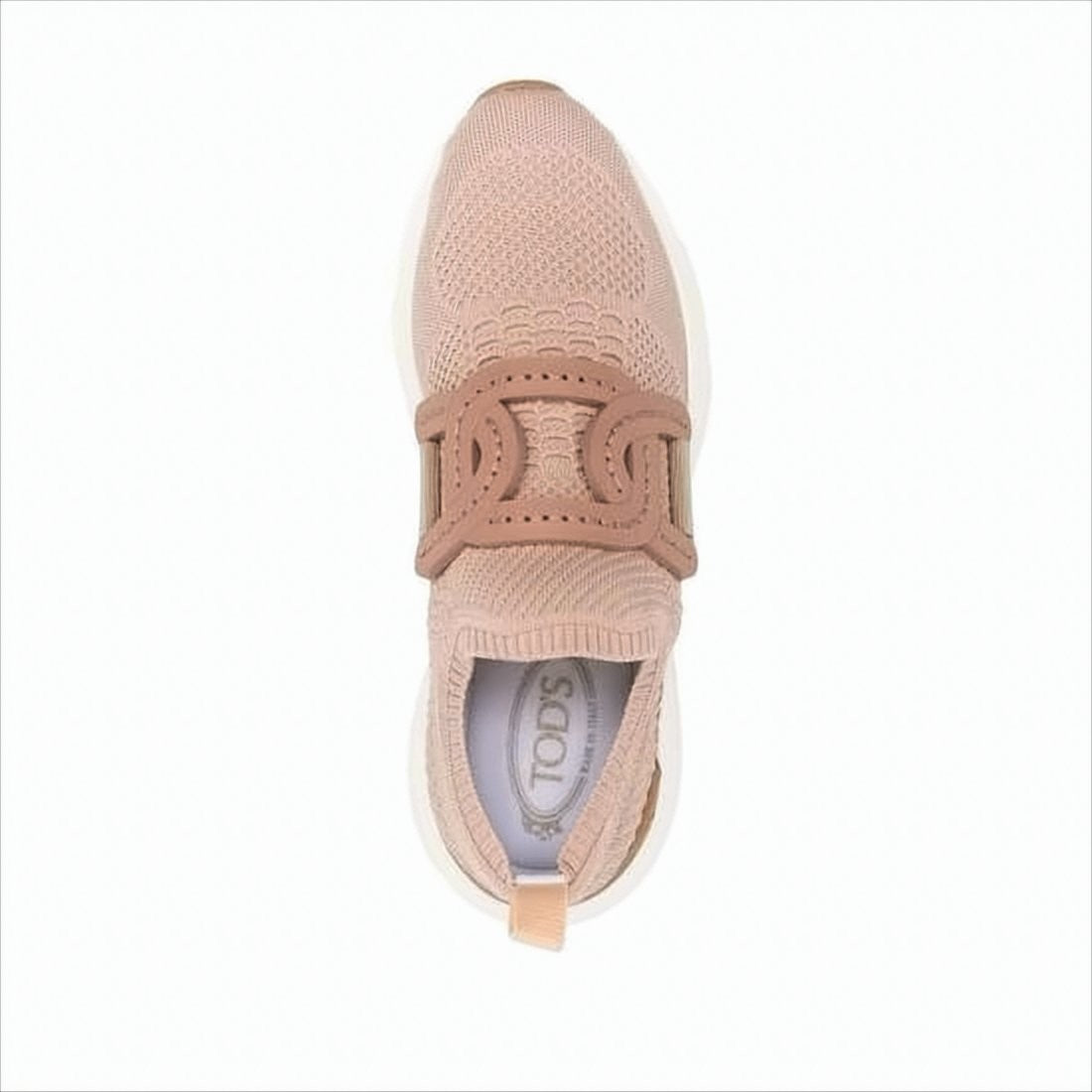 Tod's Knitted Fabric Sneakers With Sock-Like Fit And Strap Detail