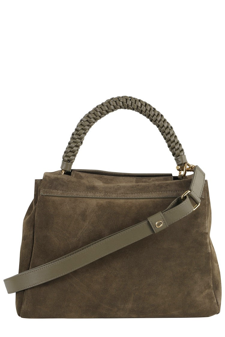 Orciani Medium Suede Shoulder Bag