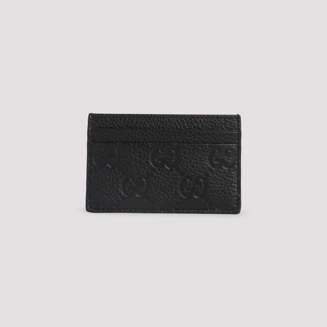 Gucci Textured Black Calfskin Leather Wallet