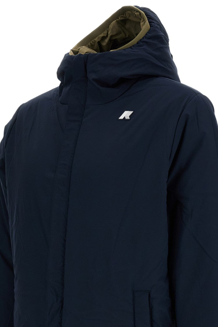 K-Way Green Jacob Warm Reversible Down Jacket