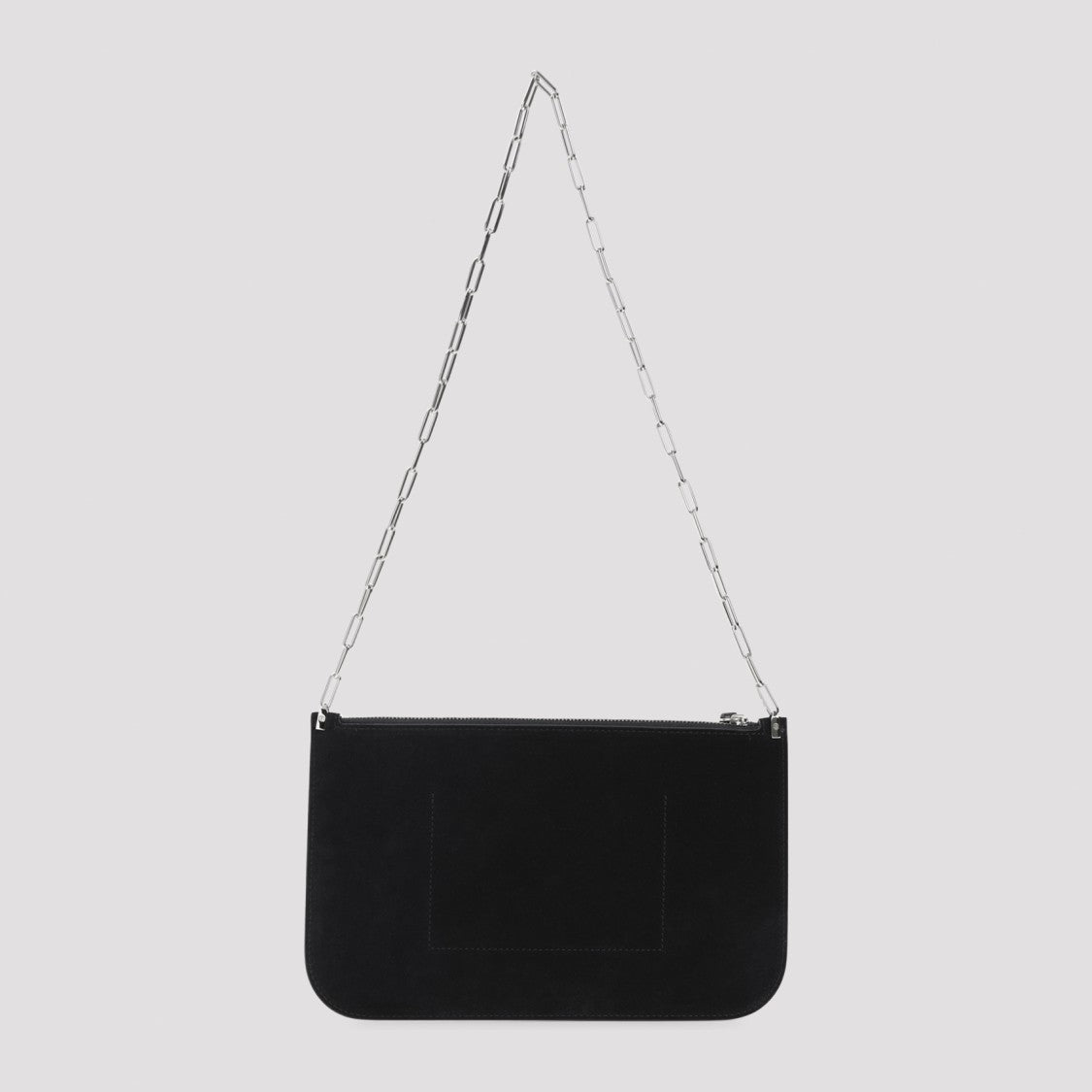 Phoebe Philo Rectangular Black Suede Shoulder Bag