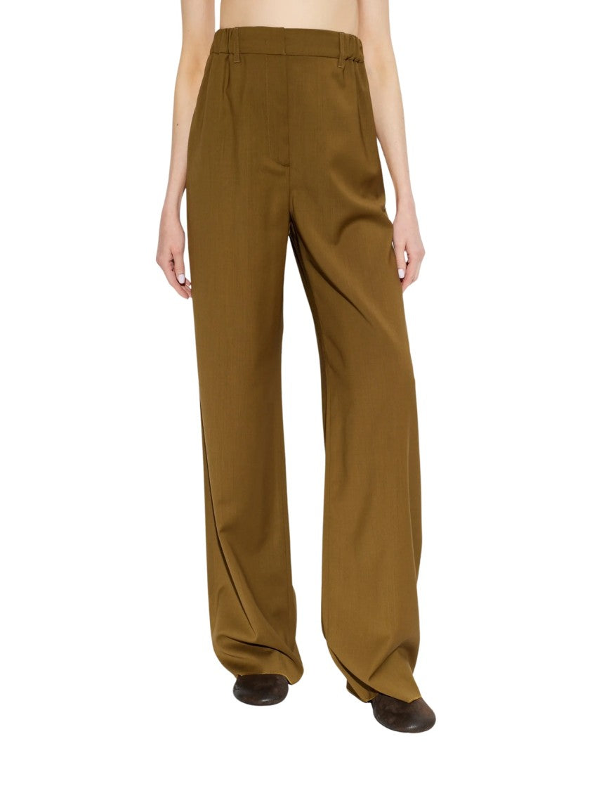 Max Mara High-Waist Editto Wide-Leg Pants