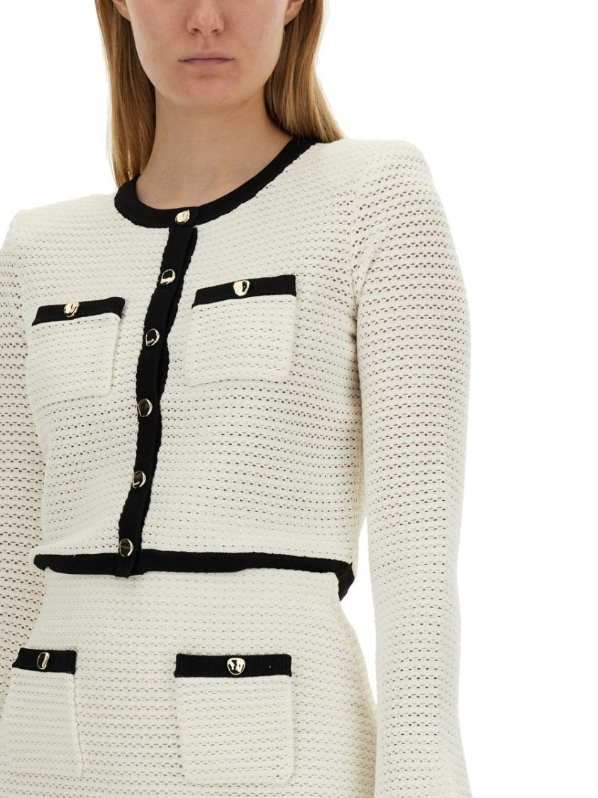 Self-Portrait Crochet Cardigan