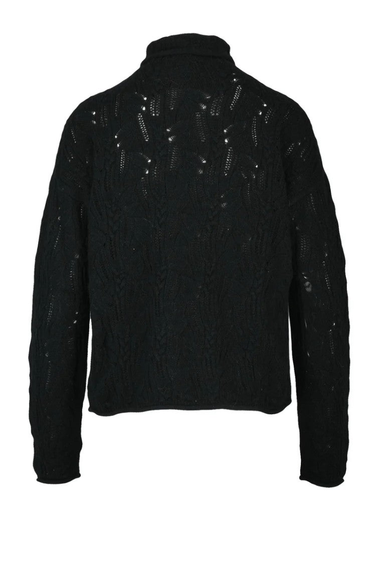 Max Mara Scacco Turtleneck Sweater - Black