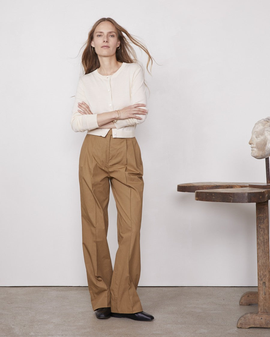 Officine Generale Slightly Fitted Long Sleeve Cardigan