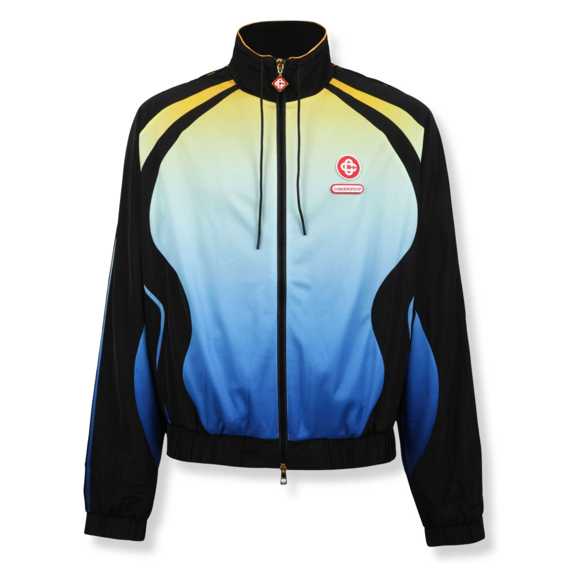Casablanca Lightweight Football Windbreaker Jacket With Functional Design