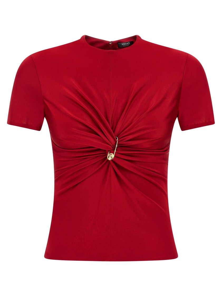 Versace Viscose Jersey Top