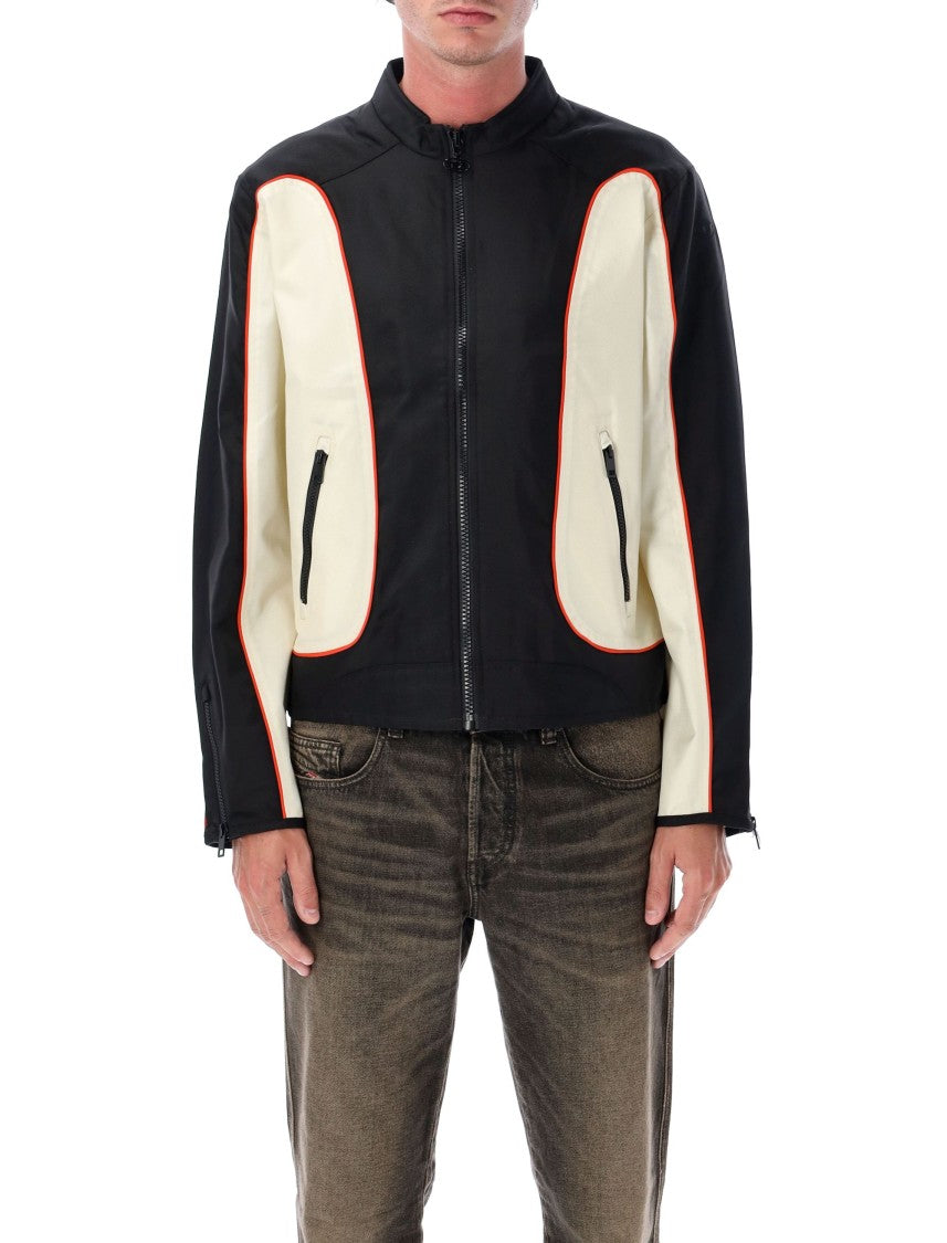 Diesel J-Blink-Wrd Colour-Block Nylon Zip Jacket