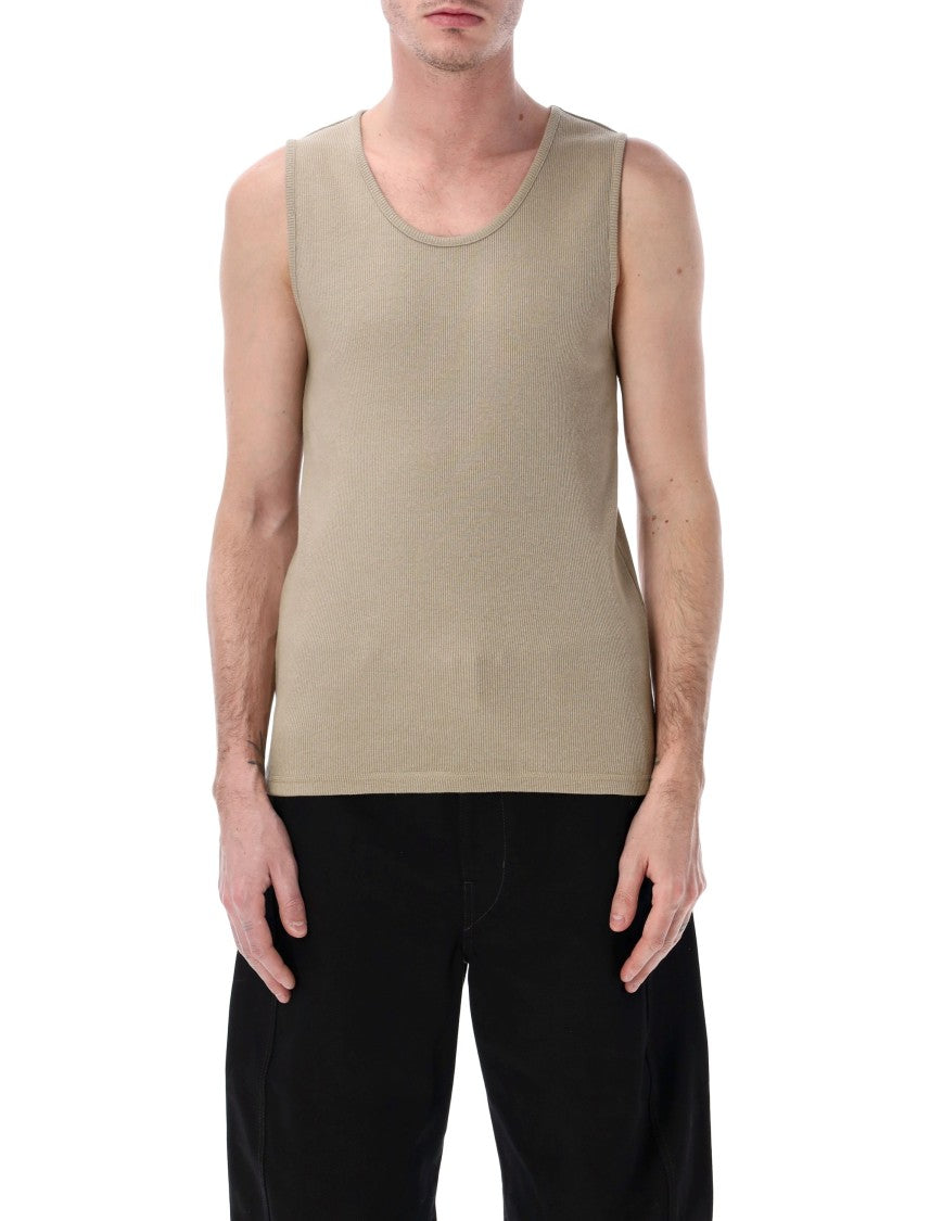 Lemaire Fitted Ribbed Cotton Tank Top