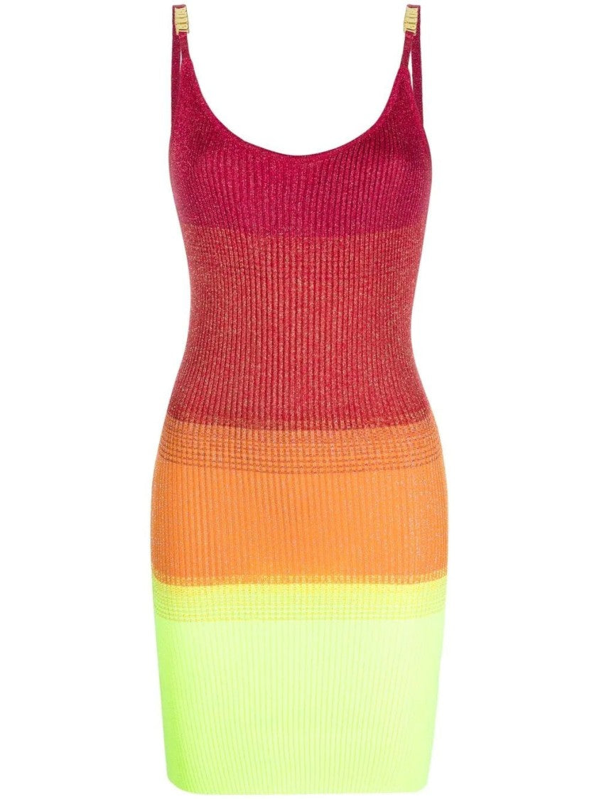 Gcds Lurex Degradé Tank Dress