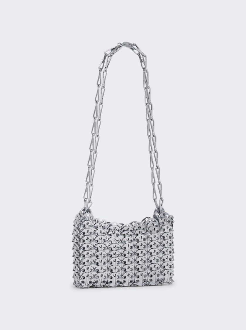 Rabanne Iconic Nano 1969 Bag Silver