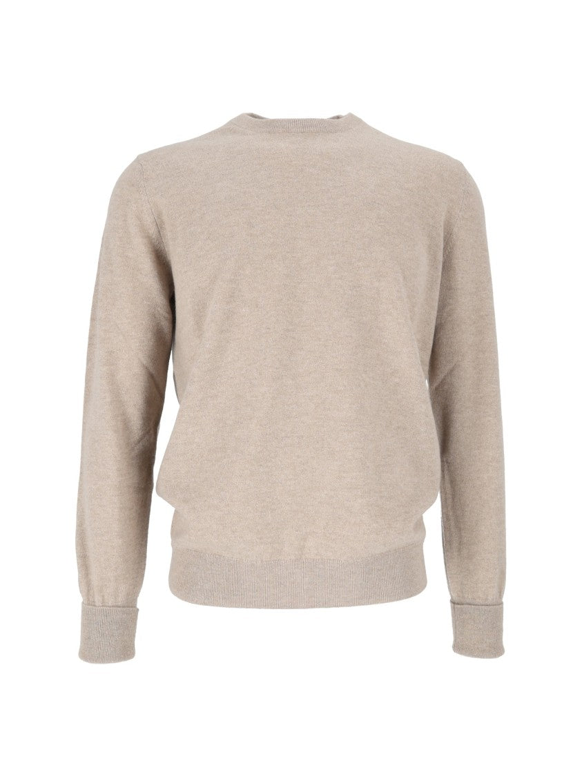 Ballantyne Cashmere Ribbed Round Neck Sweater
