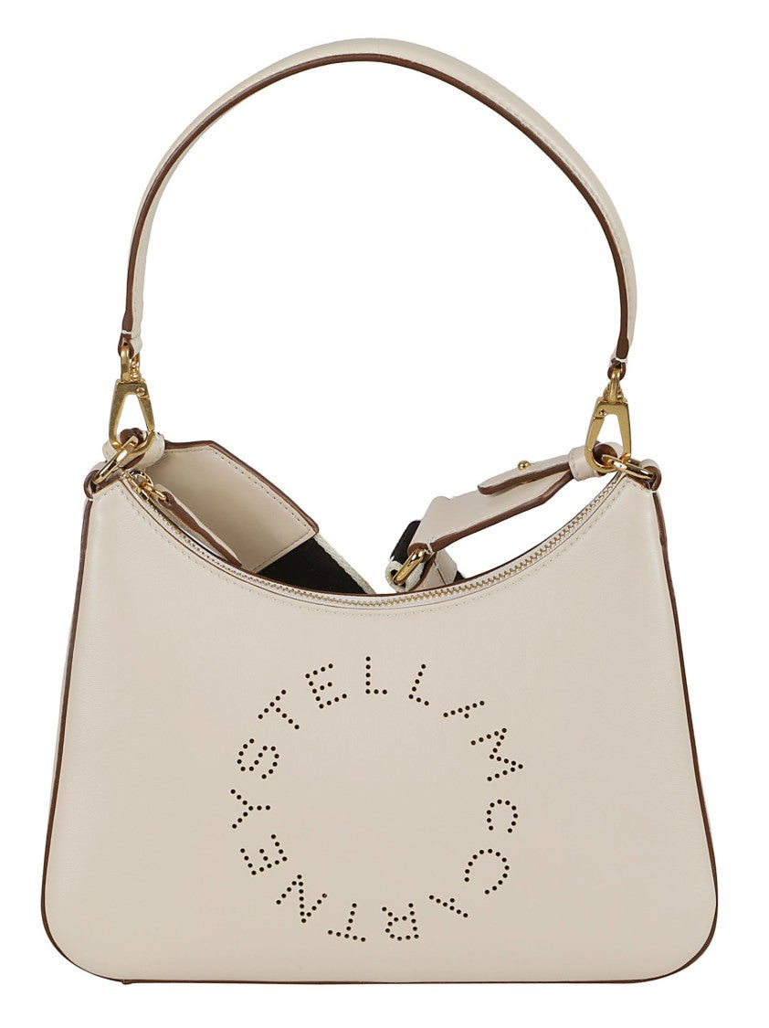 Stella Mccartney Perforated Logo Bag With Versatile Carrying Options